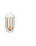myhomeinwhite-Lampe-table-design blanche