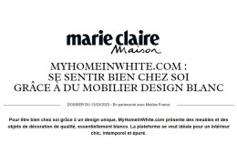 Marie-Claire Maison - MYHOMEINWHITE.COM : SE SENTIR BIEN CHEZ SOI GRÂCE À DU MOBILIER DESIGN BLANC